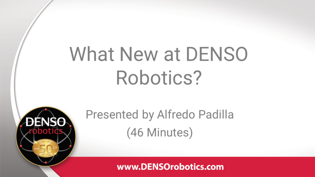 Webinars - DENSO Robotics