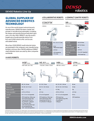 Robot Series Product Sheet